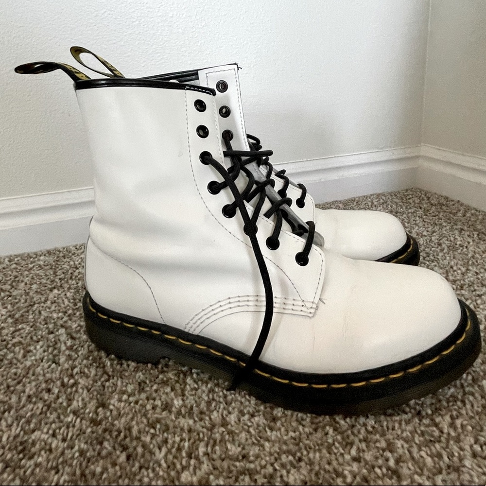 White Dr. Martens